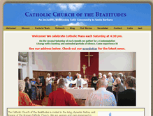 Tablet Screenshot of beatitudes-sb.org